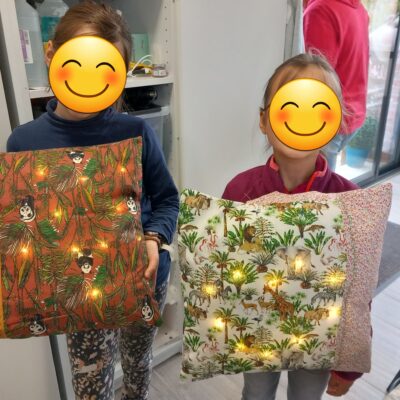Coussins lumineux