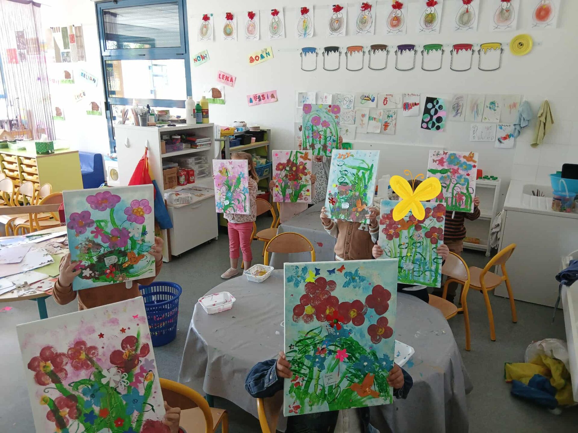 Stage Peinture à l'école